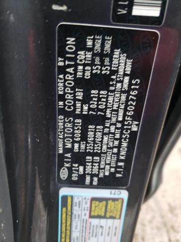 2015 KIA SEDONA EX - KNDMC5C15F6027615