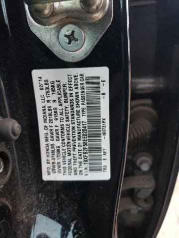 2014 Honda Civic Lx VIN: 19XFB2F58EE020417 Lot: 36755343