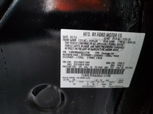 1LNHL9EK6DG615198 Lincoln MKS
