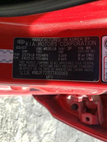 KNDJF723177400069 KIA Sportage Ex