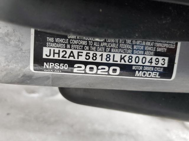 2020 HONDA NPS50 - JH2AF5818LK800493