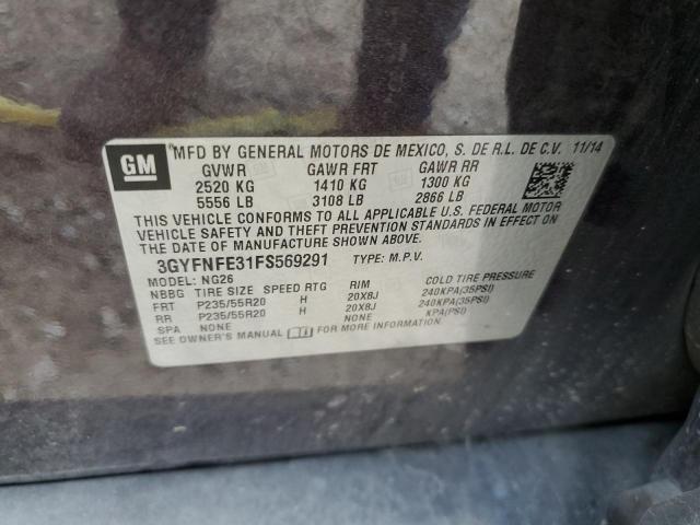 2015 CADILLAC SRX PERFOR - 3GYFNFE31FS569291