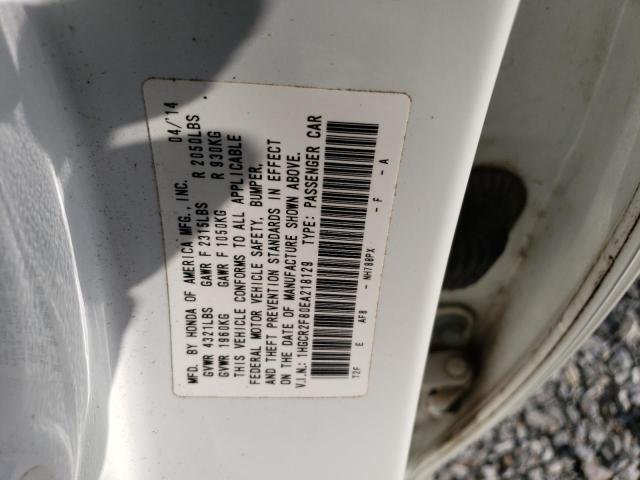 1HGCR2F80EA218129 | 2014 HONDA ACCORD EXL