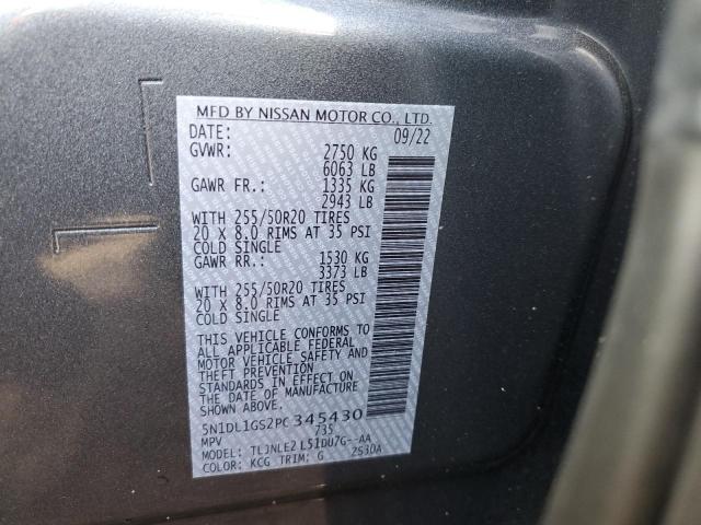 2023 INFINITI QX60 SENSO 5N1DL1GS2PC345430