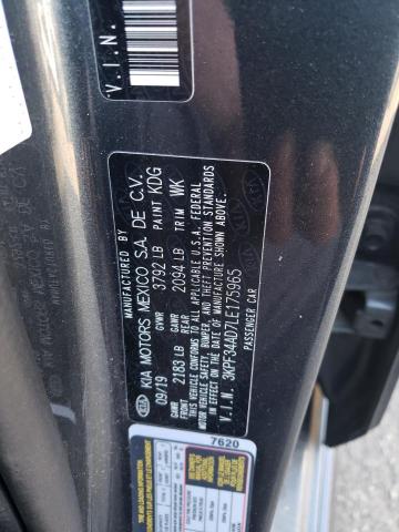 2020 KIA FORTE GT L - 3KPF34AD7LE175965