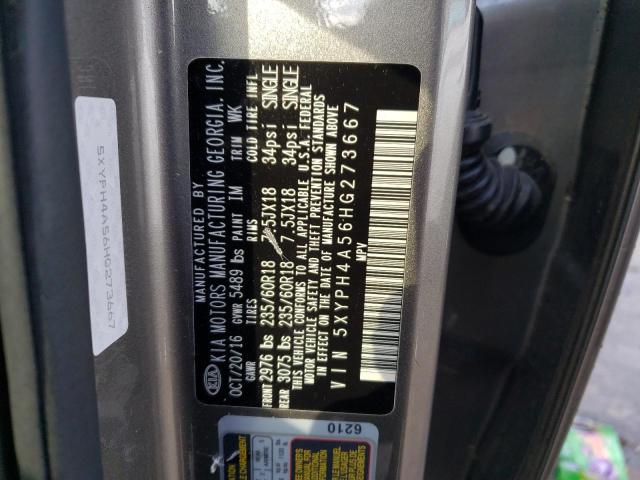 2017 KIA SORENTO EX - 5XYPH4A56HG273667