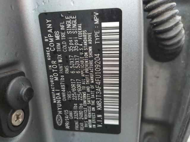 2015 HYUNDAI TUCSON GLS - KM8JT3AF4FU109204