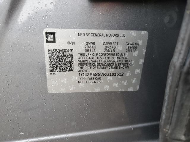 2019 BUICK LACROSSE E - 1G4ZP5SS7KU101512