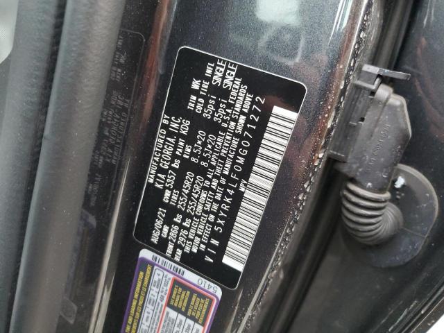 5XYRK4LF0MG071272 KIA SORENTO SX