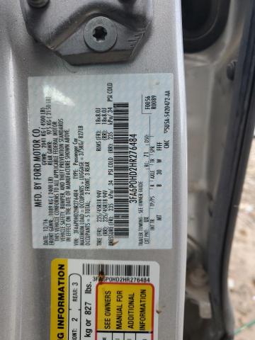 2017 FORD FUSION SE 3FA6P0HD2HR276484