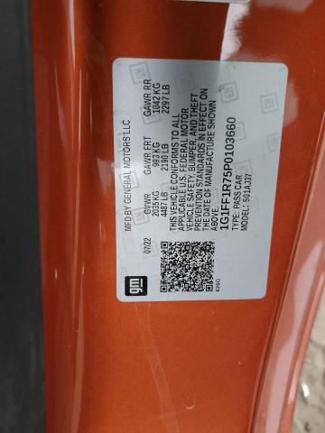 2023 CHEVROLET CAMARO LT1 - 1G1FF1R75P0103660