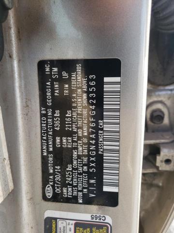 5XXGN4A76FG423563 KIA Optima