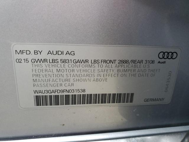 2015 AUDI A8 L QUATT - WAU3GAFD9FN031538