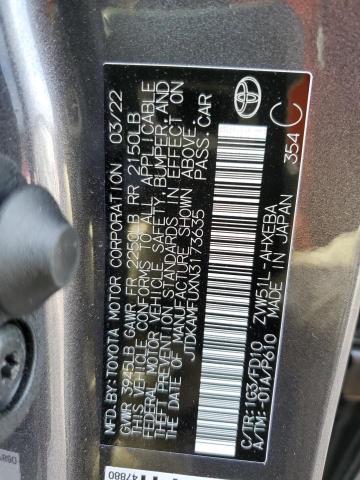 2022 TOYOTA PRIUS NIGH - JTDKAMFUXN3173635