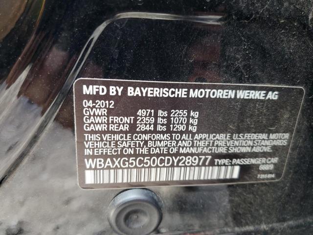 WBAXG5C50CDY28977 BMW 5 Series