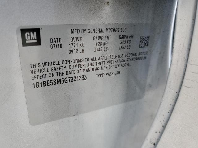 2016 CHEVROLET UK 1G1BE5SM6G7321333