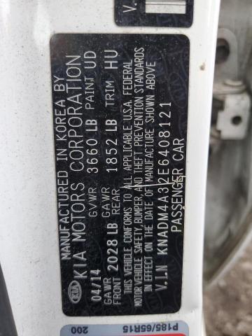 KNADM4A32E6408121 KIA Rio