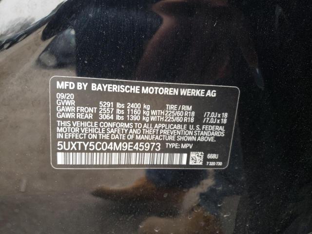 2021 BMW X3 XDRIVE - 5UXTY5C04M9E45973