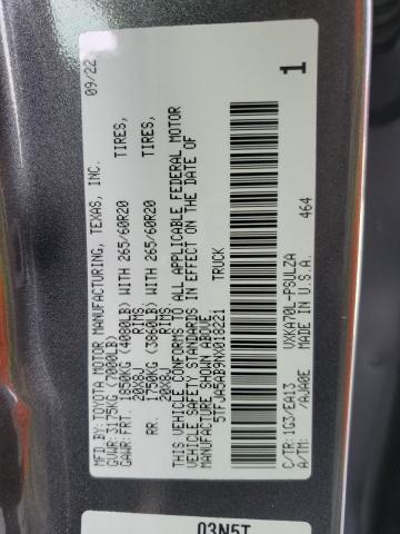 2022 TOYOTA TUNDRA CRE - 5TFJA5AB9NX018221