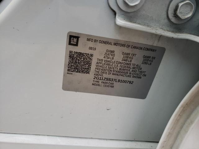2020 CHEVROLET IMPALA LT - 2G11Z5S37L9100792