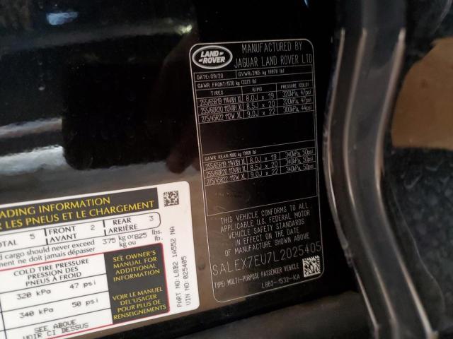 SALEX7EU7L2025405 Land Rover Defender 110 X