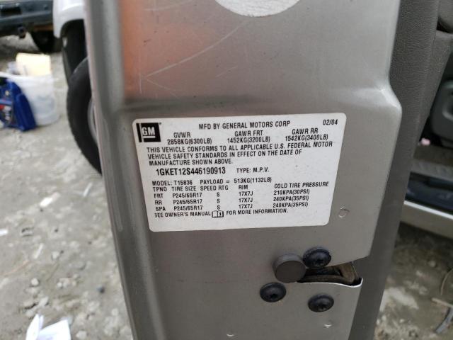 1GKET12S446190913 GMC Envoy