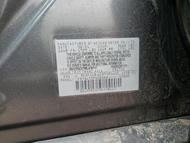 2021 NISSAN KICKS SV - 3N1CP5CV7ML478117