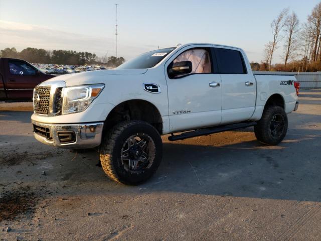 Salvage cars for sale from Copart Dunn, NC: 2017 Nissan Titan S