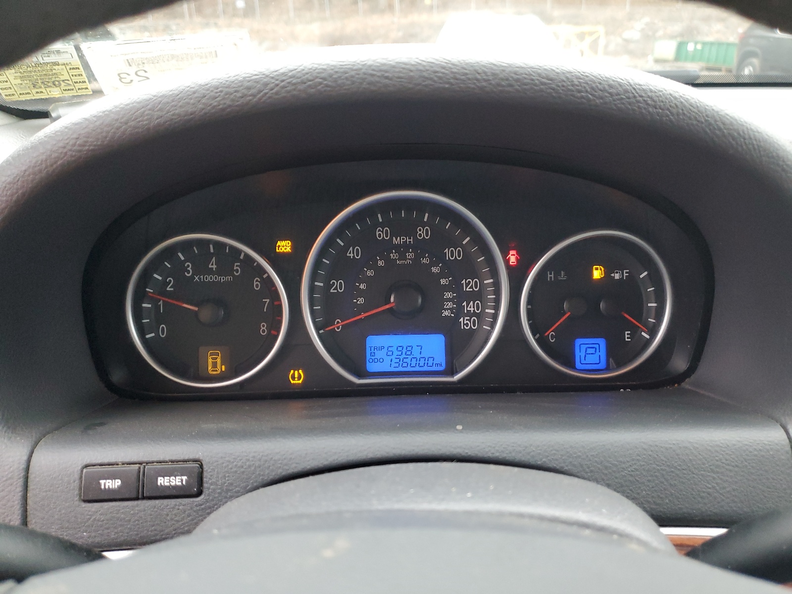KM8NU73C88U073190 2008 Hyundai Veracruz Gls