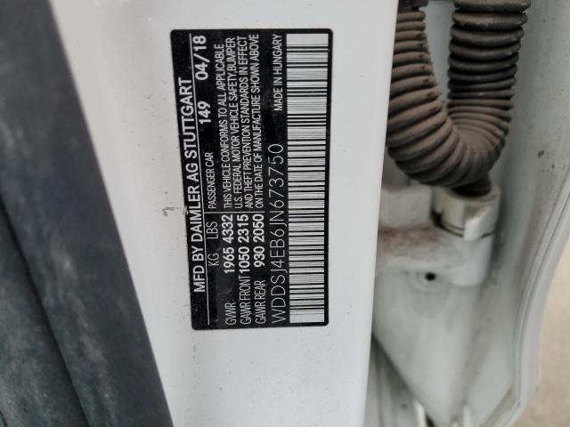 WDDSJ4EB6JN673750 Mercedes-Benz CLA 250
