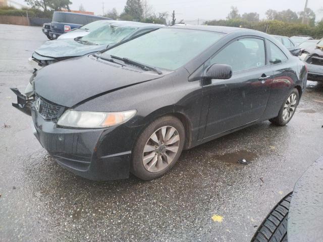 Salvage cars for sale from Copart San Martin, CA: 2009 Honda Civic EX