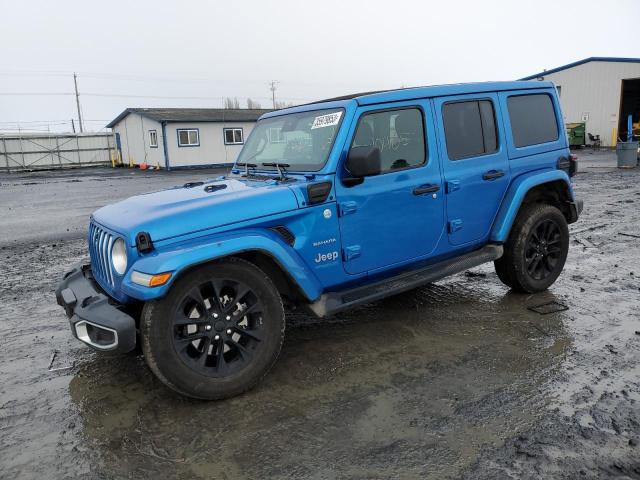Salvage cars for sale from Copart Airway Heights, WA: 2021 Jeep Wrangler U