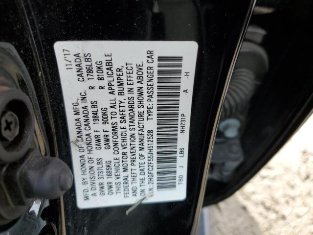 2018 HONDA CIVIC LX - 2HGFC2F55JH512528