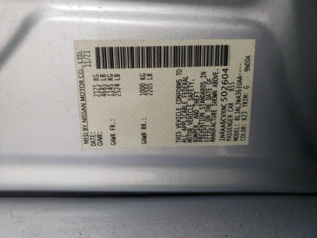 2022 NISSAN MAXIMA SV - 1N4AA6CVXNC502604