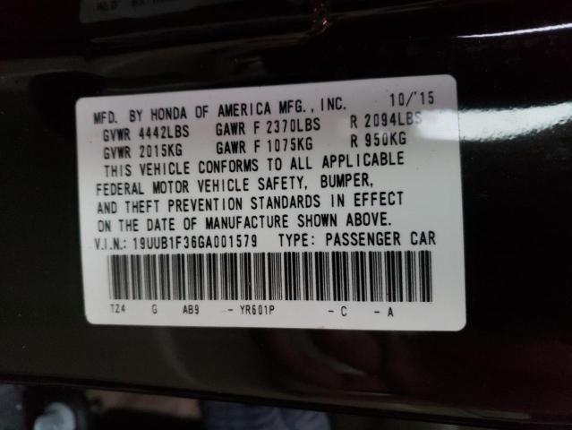 19UUB1F36GA001579 Acura TLX