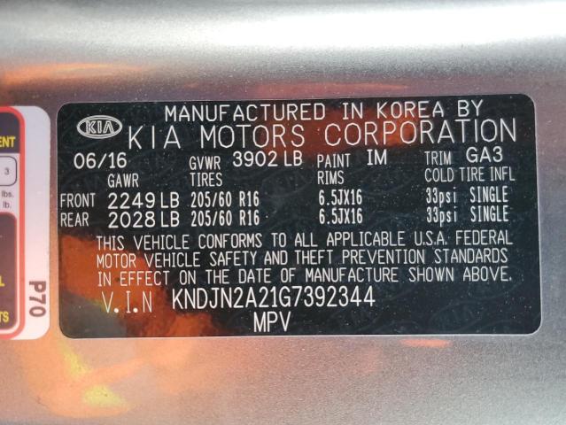 KNDJN2A21G7392344 KIA Soul