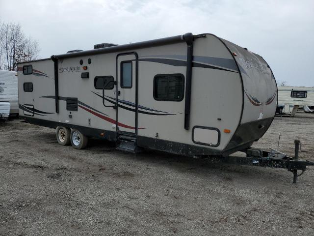 Salvage cars for sale from Copart Davison, MI: 2013 Palomino Travel Trailer