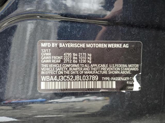 WBA4J3C52JBL03789 BMW 4 Series