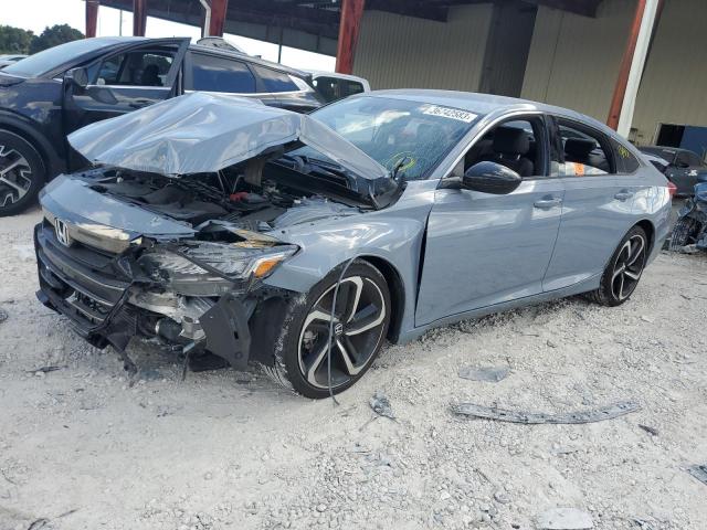 Salvage cars for sale from Copart Homestead, FL: 2021 Honda Accord Sport