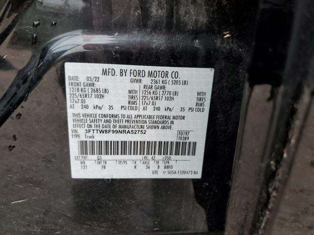 2022 FORD MAVERICK X - 3FTTW8F99NRA52752