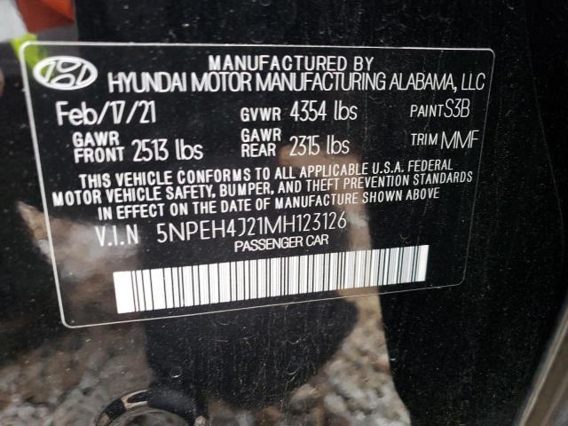 2021 HYUNDAI SONATA LIM - 5NPEH4J21MH123126