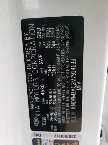 2021 KIA SPORTAGE - KNDPM3AC2M7914633