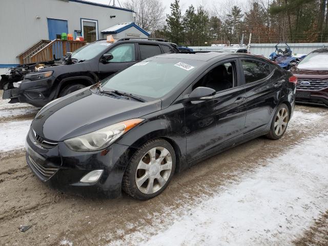 Salvage cars for sale from Copart Lyman, ME: 2012 Hyundai Elantra GL