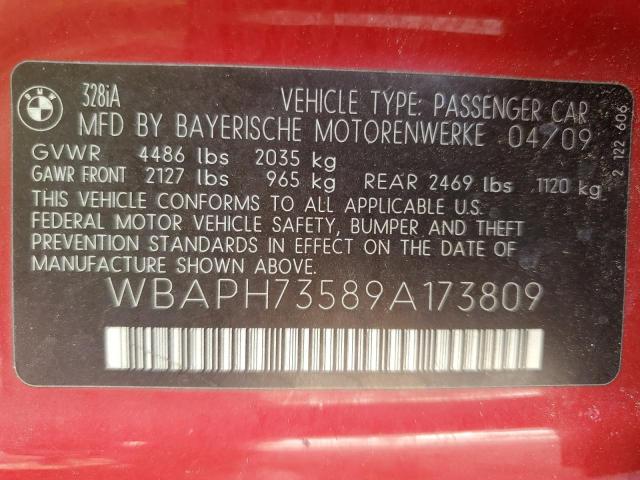 WBAPH73589A173809 BMW 328 I