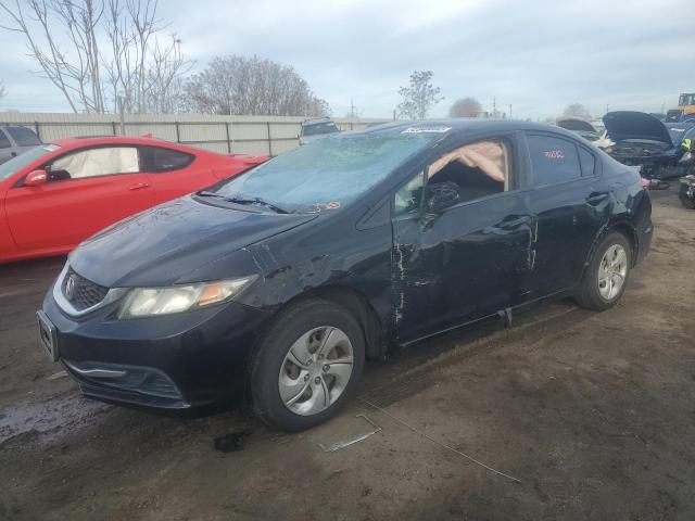 Salvage cars for sale from Copart Bakersfield, CA: 2014 Honda Civic LX