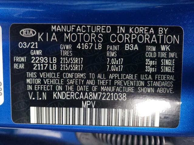 KNDERCAA8M7221038 KIA SELTOS EX