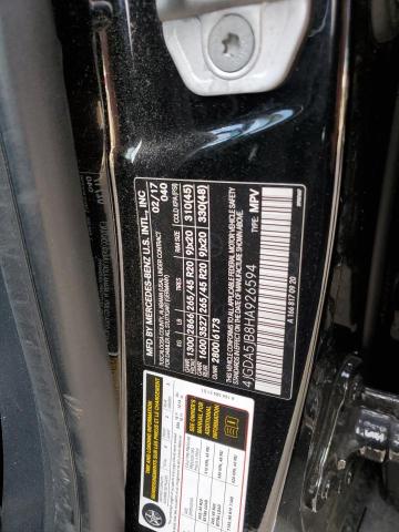 2017 MERCEDES-BENZ GLE 350 - 4JGDA5JB8HA926594