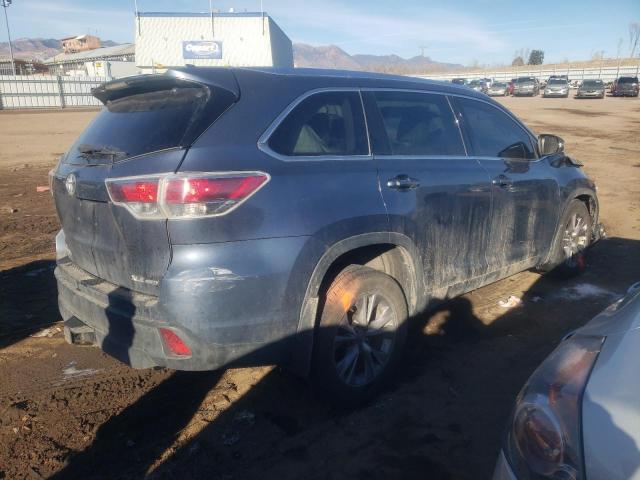 VIN 5TDJKRFH6ES015137 2014 Toyota Highlander, Xle no.3