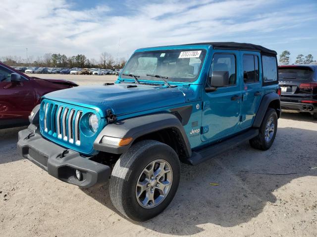 Jeep 2020 Wrangler on Water