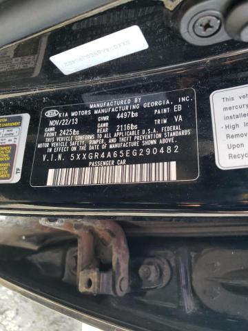 5XXGR4A65EG290482 KIA OPTIMA SX